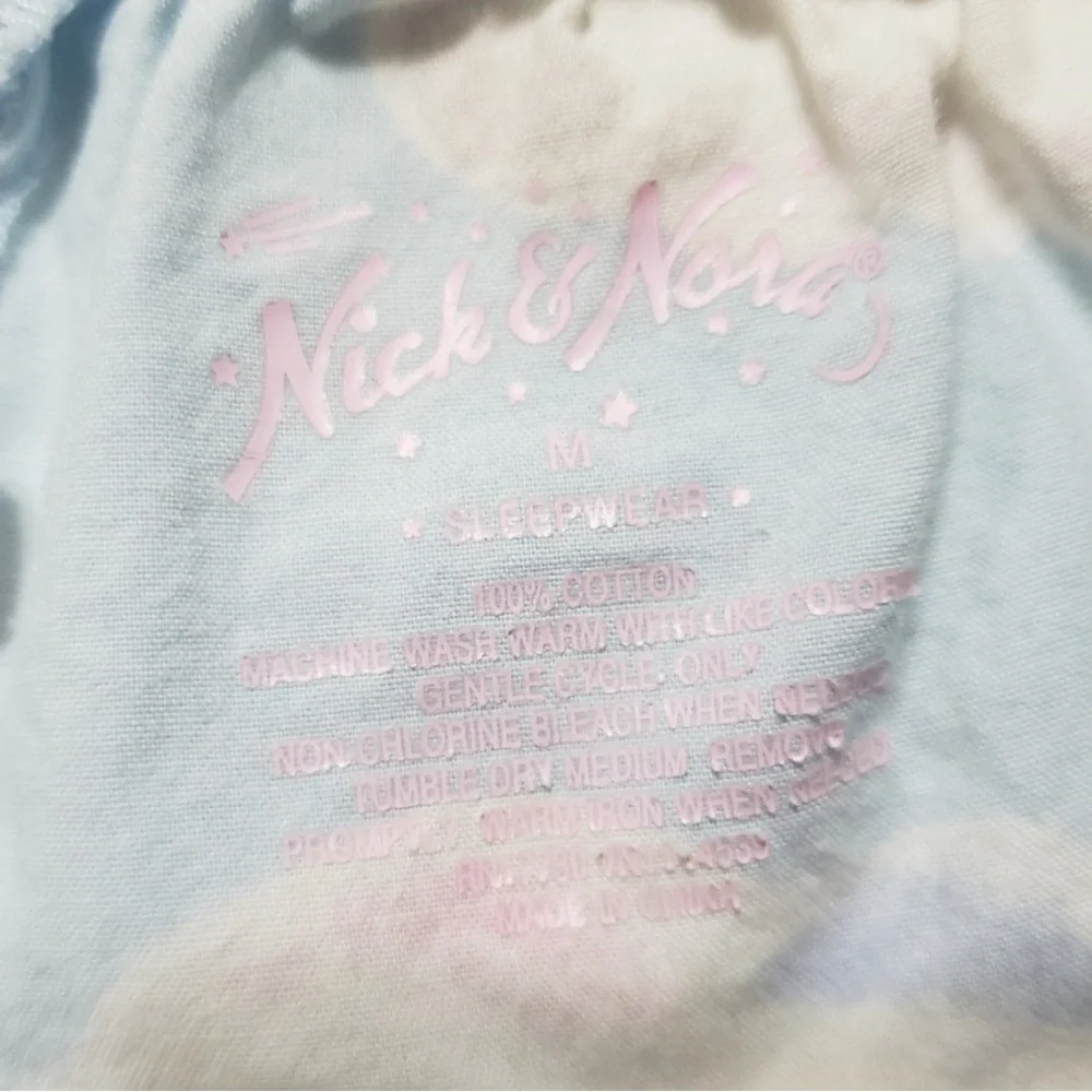 Nick & Nora Kids Pajama Set - Light Blue with Pink Flying Pigs - Picture 9 of 10